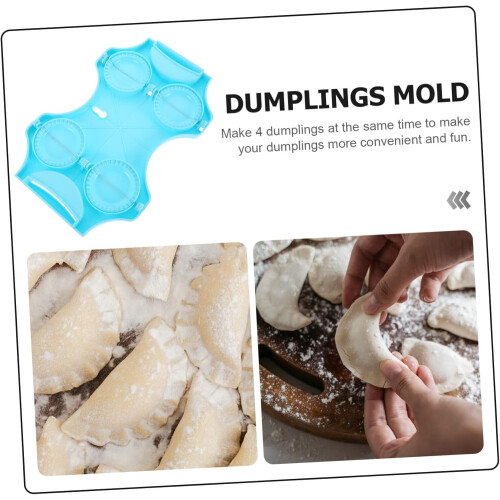 Dumpling Maker Mold Plastic Wrappers Press Tool for  Shape and Family Cooking Fun 2