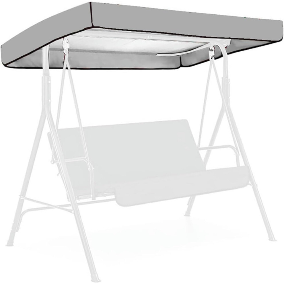 Waterproof Garden Swing Canopy Replacement UV Resistant Patio Swing Chair Cover Beige 195x120cm-image-OPC-PR7S2P5-NEW
