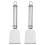 2pcs Stainless Steel Scraper for Ice and Grease Removal Ergonomic Handle Kitchen Cleaning Tool 1