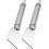2pcs Stainless Steel Scraper for Ice and Grease Removal Ergonomic Handle Kitchen Cleaning Tool 3