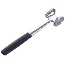 Meat Tenderizer Mallet with DualSided Zinc Alloy Head and Ergonomic Grip for Steak and Pork