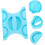 Plastic Dumpling Maker Mold with  Seal Edges, Easy Clean Dumpling Press for Home Use 3