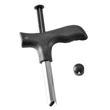 Coconut Opener Drill Set 2 Pcs Stainless Steel Hole Punch for Easy Coconut Opening and Drinking Straw