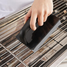 5 Pcs Grill Cleaning Brick Set with HeatResistant Handle, Reusable Pumice Grill Cleaner for BBQ and Griddle