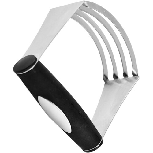 2pcs Stainless Steel Pastry Blender and Dough Scraper Baking Tools for Bread Making, Easy Clean 1