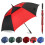 Golf Umbrella Extra Large Windproof Double Canopy Automatic Open Waterproof 62 Inch Black Red 1