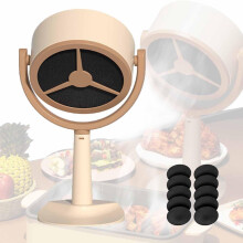 Portable Smoke Purifier Mini Cooker Hood with Dual Speed Fan for Hot Pot BBQ, 2pcs Rechargeable