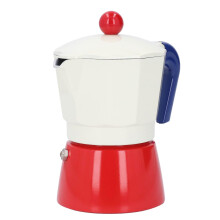 3 Cup Moka Pot 150ml Aluminum Stovetop Espresso Maker for Home and Outdoor Rich Flavor