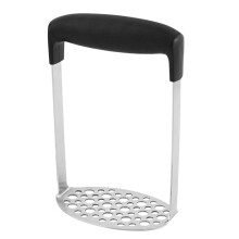 Stainless Steel Potato Masher with Ergonomic NonSlip Handle for Vegetables Fruits and Easy Cleaning