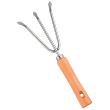 Garden Tool Set with RustResistant Stainless Steel and Wooden Handles for Indoor Outdoor Planting