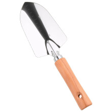 Garden Tool Set with Ergonomic Wooden Grip and RustResistant Stainless Steel Shovel 28x8.5cm