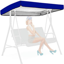 Waterproof 3 Seater Swing Canopy Replacement with UV Protection, Outdoor Oxford Fabric Patio Cover