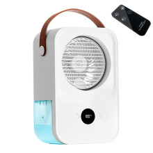 Portable Air Conditioner with Instant Cooling Breeze, USB Powered Mini Air Cooler, 650ml Water Tank