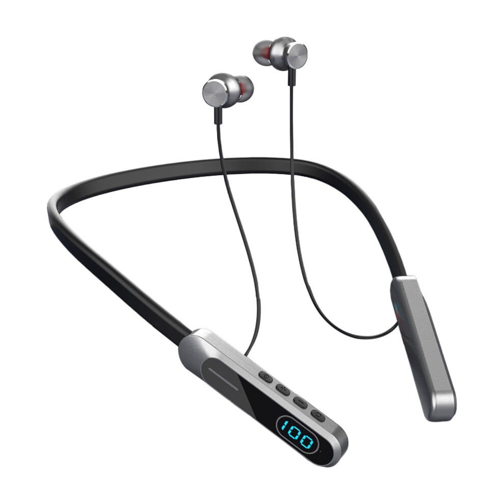 Paveos Bluetooth Earbuds Neckband, Wireless In-Ear Headphones With Magnetic Noise Reduction, Sport Earbuds With Multi-Function, 5.0 9377112337470