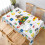 Mario Rectangular Tablecloth Water Resistance Antiwrinkle Spillproof Soft Fabric Table Cloth 60"X90" 1