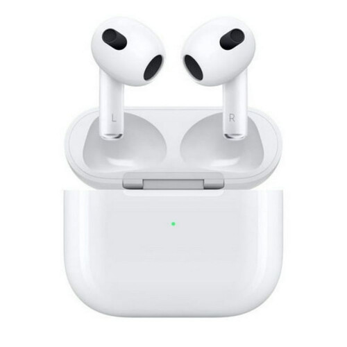 Wireless Charging Case for Air Pods 3rd Generation, Wired Charging Compatible Replacement with Bluetooth Pairing Sync Button, Built-in Battery 600 1