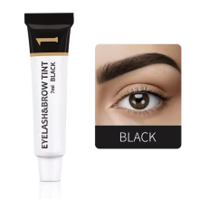 (Black) Professional Tinting Eyelashes Eyebrow Dye Tint Kit Brow Lash Enhancer Tattoo UK