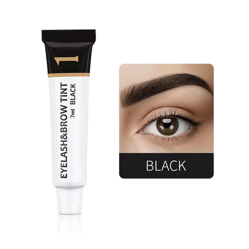 Gopatriot Memory Black (Black) Professional Tinting Eyelashes Eyebrow Dye Tint Kit Brow Lash Enhancer Tattoo Uk