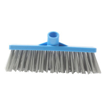 Hard Bristle Floor Scrub Brush Head Durable Heavy Duty Broom Replacement for Indoor Outdoor Cleaning