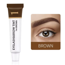 (Brown) Professional Tinting Eyelashes Eyebrow Dye Tint Kit Brow Lash Enhancer Tattoo UK