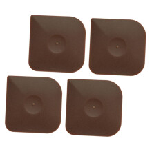 4pcs Kitchen Pan Scraper Set for Cast Iron and Nonstick Cookware Cleaning with NonSlip Grip