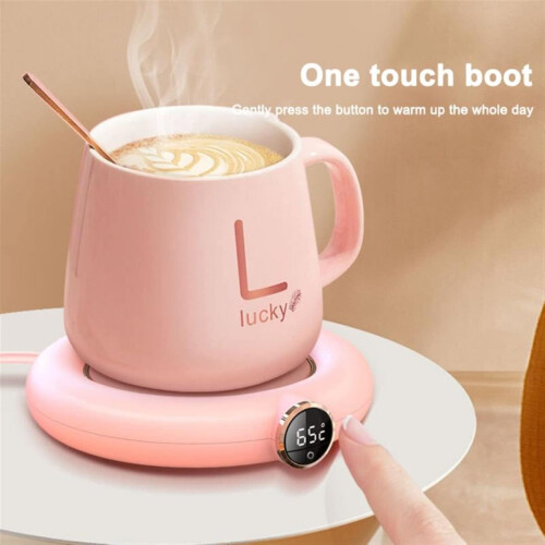 USB Coffee Mug Warmer with Smart Temperature Control and Adjustable Heat Settings for Desk Use 2