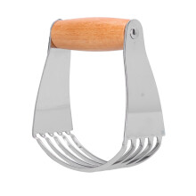 Stainless Steel Pastry Cutter and Heavy Duty Dough Blender with Ergonomic Comfort Grip for Baking