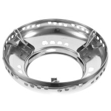 Gas Stove Windproof Cover Stainless Steel Heat Saver with Energy Saving Design and Easy Installation