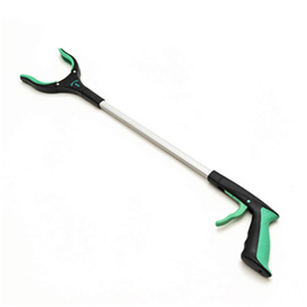 Heavy Duty Litter Picker Stick with Long Reach Handle, 81cm Grabber Tool for Elderly â Green