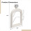 Pot Lid Organizer Adjustable Wall Mounted Rack with Suction Cup Space Saving Kitchen Holder Cream 2