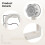 Pot Lid Organizer Adjustable Wall Mounted Rack with Suction Cup Space Saving Kitchen Holder Cream 4