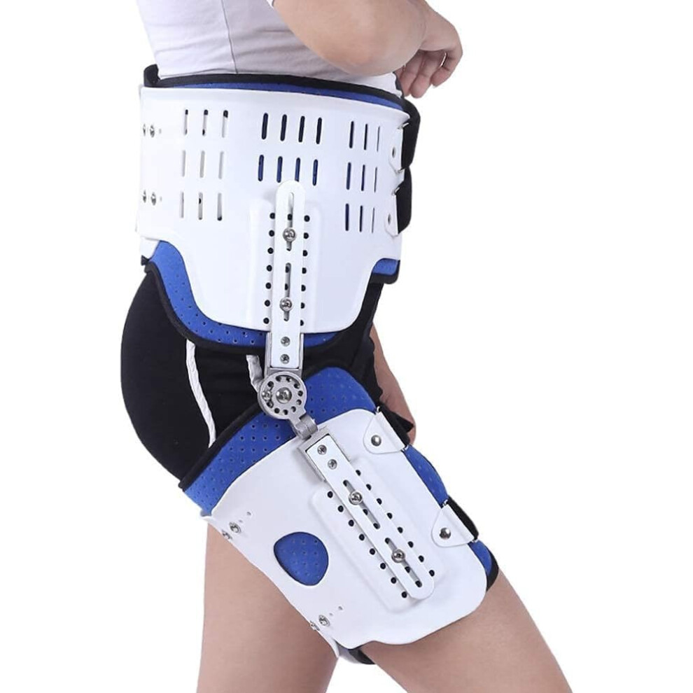 Knee Brace and Hip Abduction Orthosis for Sciatic Pain Relief, Adjustable Support for Adults Left