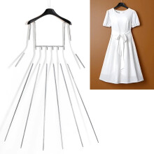 Bendable Dress Form Mannequin with Wooden Torso and Hook, Black Clothes Display Model
