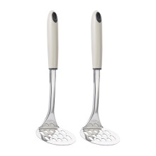 2pcs Stainless Steel Potato Masher and Ricer with Ergonomic Grip for Vegetables and Fruits Ref: 2795