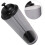 Straw Holder with Dustproof Lid, Plastic Storage Container for Kitchen Countertop Organizer, Grey 4