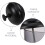 Straw Holder with Dustproof Lid, Plastic Storage Container for Kitchen Countertop Organizer, Grey 2