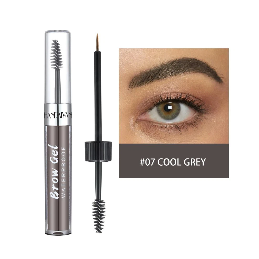 Gopatriot Memory Grey (#07 Cool ) Handaiyan Waterproof Liquid Eyebrow Gel With Brush Long Lasting Brow Makeup
