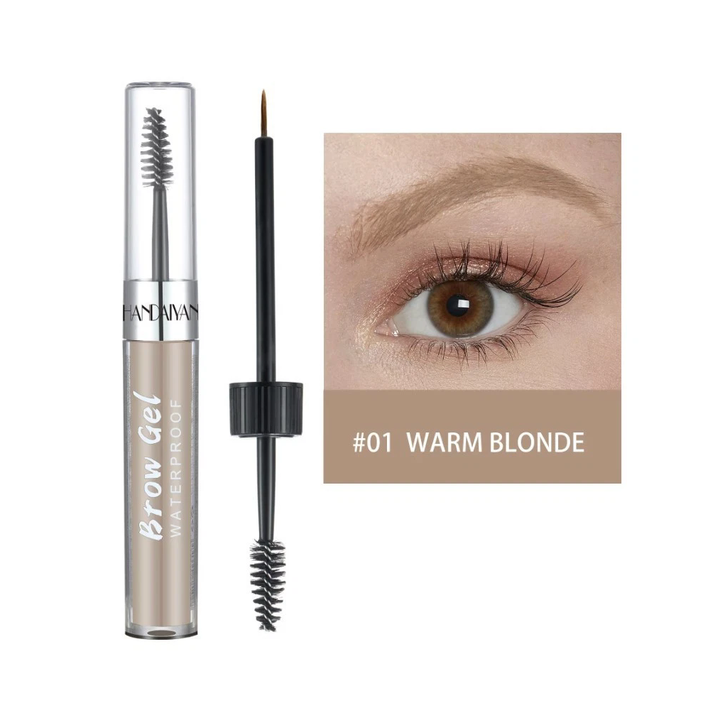 Gopatriot Memory (#01 Warm Blonde) Handaiyan Waterproof Liquid Eyebrow Gel With Brush Long Lasting Brow Makeup