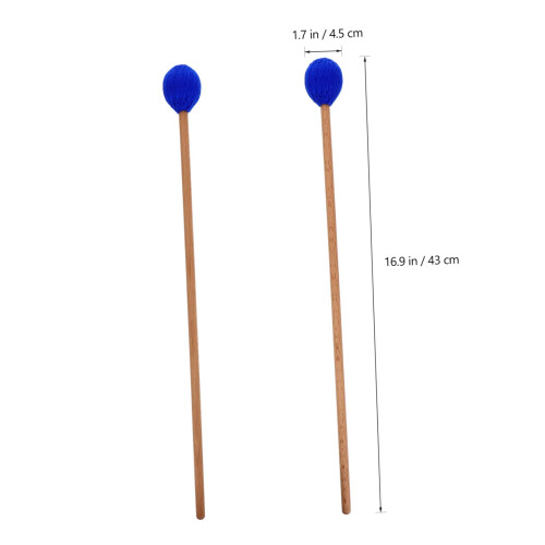 Marimba Mallet with Yarn Head Maple Handle, Durable for Clear Rounded Tone Percussion 1