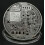 SILVER PLATED Bitcoin Token w/Display Case 6