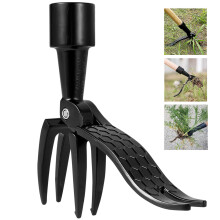 Weed Puller Tool Stand Up Manual Remover with Foot Plate for Lawn and Garden Without Handle