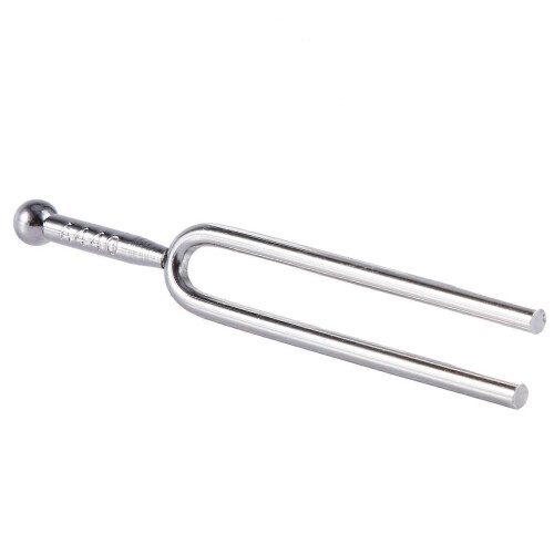 10X 440Hz A Tone Ανοξείδωτο ατσάλι Tuning Fork Tuner Tunning Μουσικό όργανο Δώρο 1