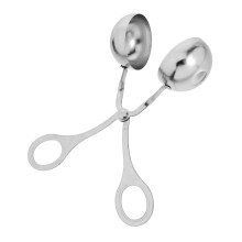 Stainless Steel Meatball Maker Tool with Scoop for Quick Shaping Baking and Cooking 17x7x4.8cm