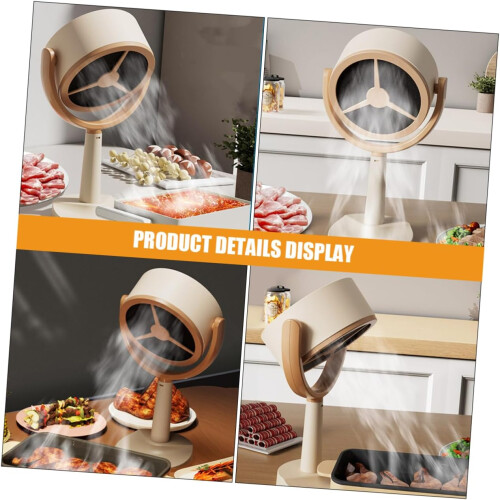 Portable Range Hood with Powerful Suction, Quiet Compact Tabletop Kitchen Extractor Fan 2