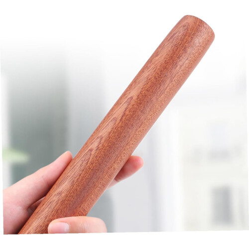 Wooden Rolling Pin NonStick Solid Wood Dough Roller for Baking Pastry Pizza Cookies 1