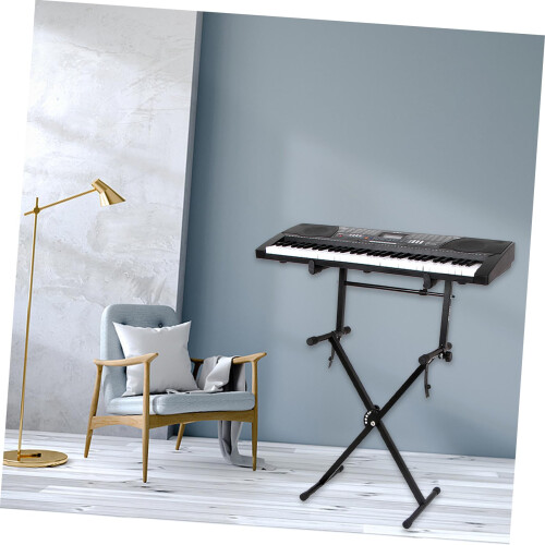 Keyboard Stand for Digital Piano Solid Iron Foldable Adjustable Design for Home Stage and Church 2