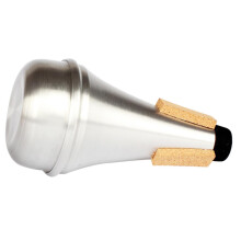 2pcs Aluminum Trumpet Practice Mute for Quiet Volume Reduction with Durable Alloy and Elegant Finish