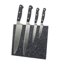 Magnetic Knife Block Holder with Strong Lock, Foldable SpaceSaving Stand for Kitchen Organization