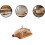 Rectangular Wooden Butter Dish with Clear Glass Lid for Kitchen Storage and Elegant Table Display 3