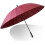 Golf Umbrella Windproof Large Automatic Open Waterproof Canopy Leather Handle Red 75cm 1